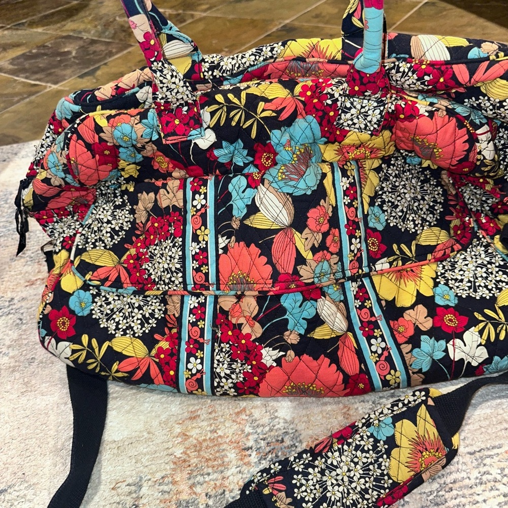 Floral Patterned Women's Duffel Travel Bag